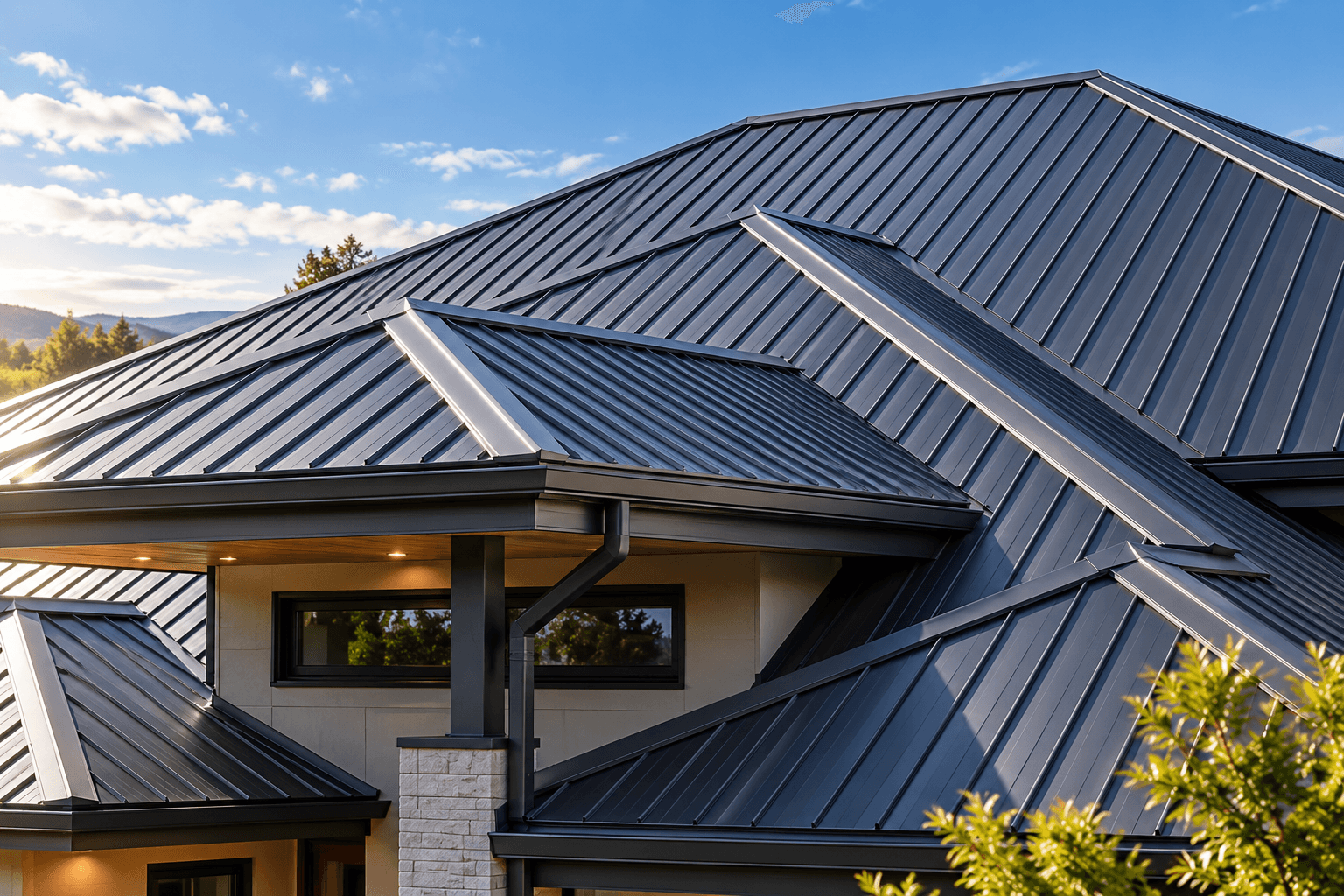 Metal roofing by Master Roofing Services