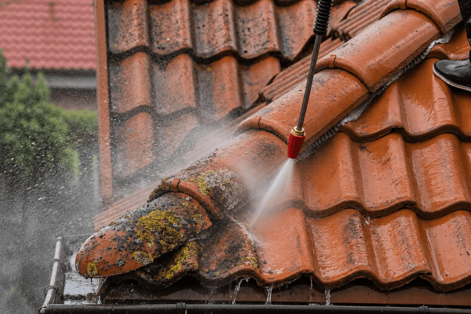 Roof restoration work by Master Roofing Services